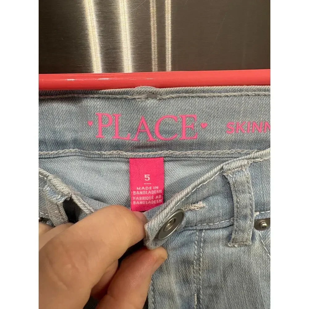 NWT Light Wash Skinny Jeans - The Children's Place - 5